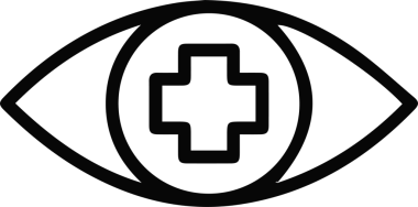 Göz simgesi vektör resmi illüstrasyonu