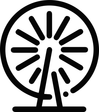 Göz simgesi vektör resmi illüstrasyonu