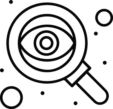 Göz simgesi vektör resmi illüstrasyonu