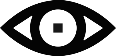 Göz simgesi vektör resmi illüstrasyonu