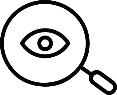 Göz simgesi vektör resmi illüstrasyonu