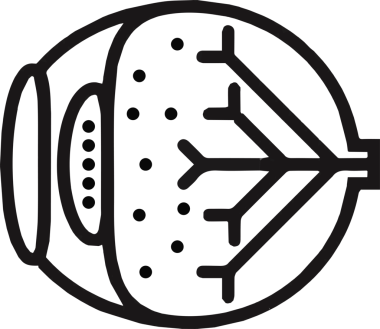 Göz simgesi vektör resmi illüstrasyonu