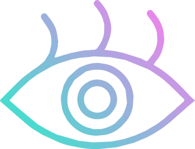 Göz simgesi vektör resmi illüstrasyonu