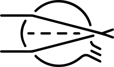 Göz simgesi vektör resmi illüstrasyonu