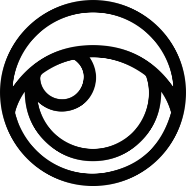 Göz simgesi vektör resmi illüstrasyonu