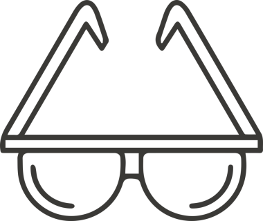 Göz simgesi vektör resmi illüstrasyonu