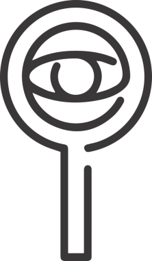 Göz simgesi vektör resmi illüstrasyonu