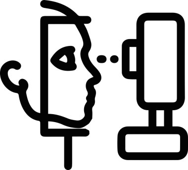 Göz simgesi vektör resmi illüstrasyonu