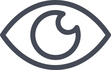 Göz simgesi vektör resmi illüstrasyonu