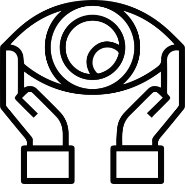 Göz simgesi vektör resmi illüstrasyonu