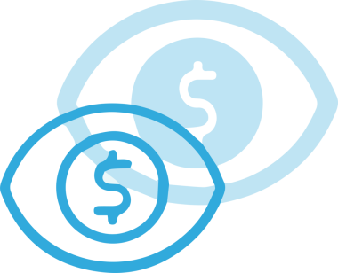 Göz simgesi vektör resmi illüstrasyonu