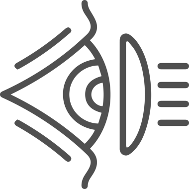 Göz simgesi vektör resmi illüstrasyonu