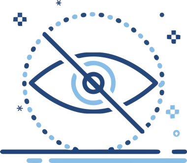 Göz simgesi vektör resmi illüstrasyonu