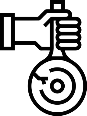 Göz simgesi vektör resmi illüstrasyonu