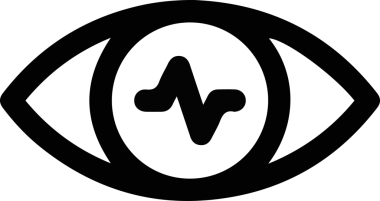 Göz simgesi vektör resmi illüstrasyonu