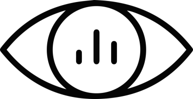 Göz simgesi vektör resmi illüstrasyonu