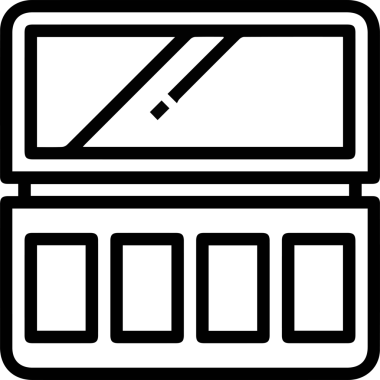 Göz simgesi vektör resmi illüstrasyonu