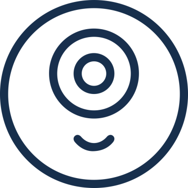 Göz simgesi vektör resmi illüstrasyonu