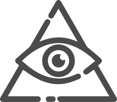 Göz simgesi vektör resmi illüstrasyonu