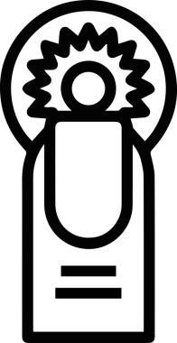 Göz simgesi vektör resmi illüstrasyonu