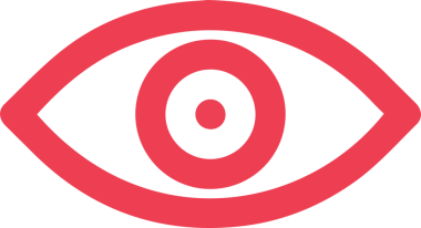 Göz simgesi vektör resmi illüstrasyonu