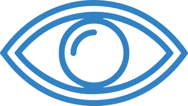 Göz simgesi vektör resmi illüstrasyonu