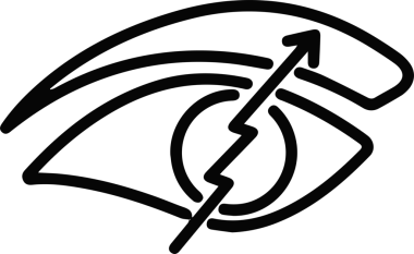 Göz simgesi vektör resmi illüstrasyonu