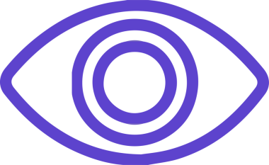 Göz simgesi vektör resmi illüstrasyonu