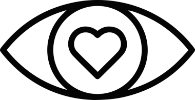 Göz simgesi vektör resmi illüstrasyonu