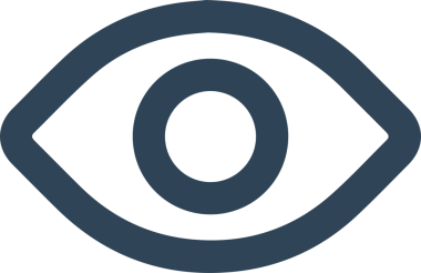 Göz simgesi vektör resmi illüstrasyonu