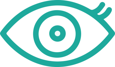 Göz simgesi vektör resmi illüstrasyonu