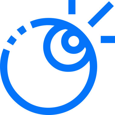 Göz simgesi vektör resmi illüstrasyonu