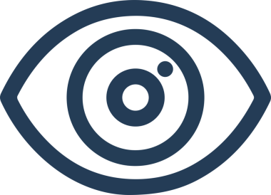 Göz simgesi vektör resmi illüstrasyonu