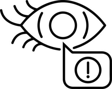 Göz simgesi vektör resmi illüstrasyonu