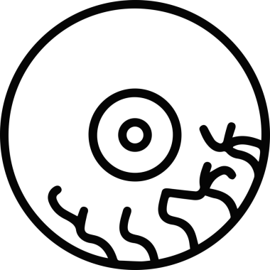 Göz simgesi vektör resmi illüstrasyonu