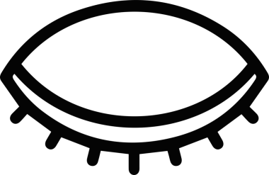 Göz simgesi vektör resmi illüstrasyonu