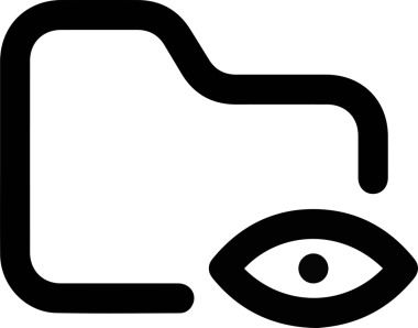 Göz simgesi vektör resmi illüstrasyonu