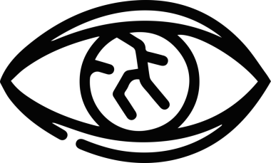 Göz simgesi vektör resmi illüstrasyonu