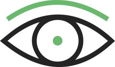 Göz simgesi vektör resmi illüstrasyonu