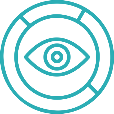 Göz simgesi vektör resmi illüstrasyonu