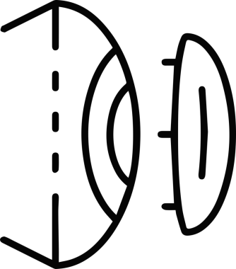 Göz simgesi vektör resmi illüstrasyonu