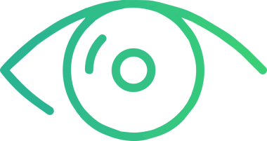 Göz simgesi vektör resmi illüstrasyonu