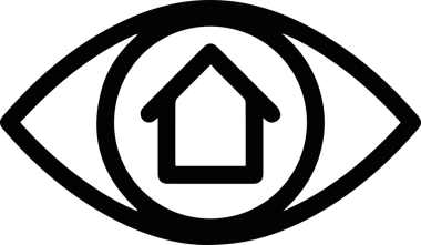 Göz simgesi vektör resmi illüstrasyonu