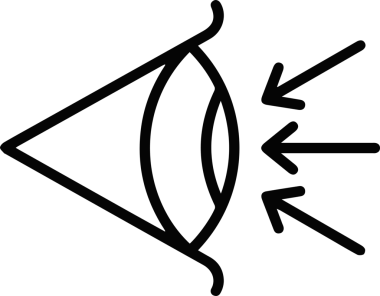 Göz simgesi vektör resmi illüstrasyonu