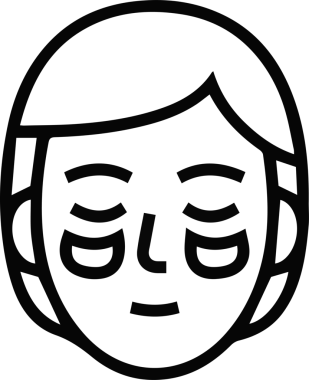 Göz simgesi vektör resmi illüstrasyonu