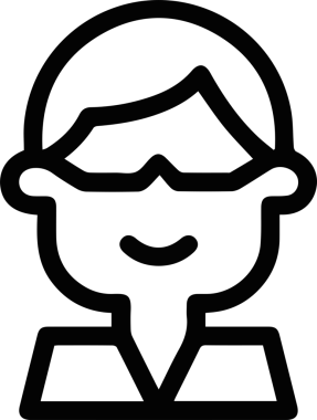 Göz simgesi vektör resmi illüstrasyonu