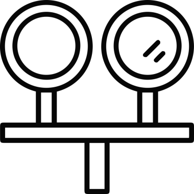 Göz simgesi vektör resmi illüstrasyonu