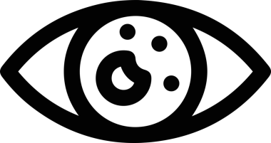 Göz simgesi vektör resmi illüstrasyonu
