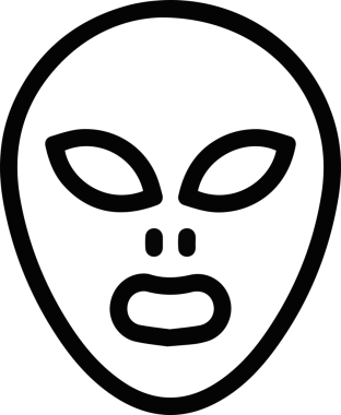 Göz simgesi vektör resmi illüstrasyonu