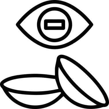 Göz simgesi vektör resmi illüstrasyonu